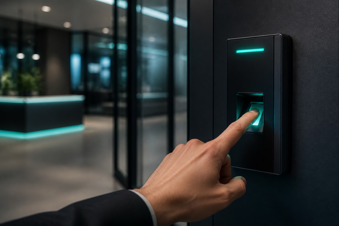 Biometric access control panel for identity and access security